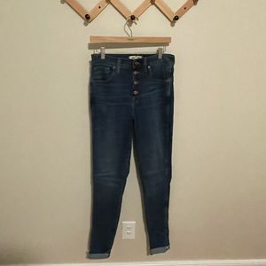 Madewell 10” High-Rise Skinny, size 28 Tall